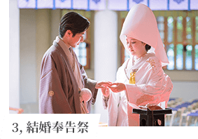 3,結婚奉告祭